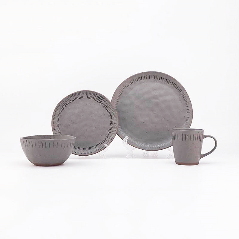 reactive stoneware dinnerware set