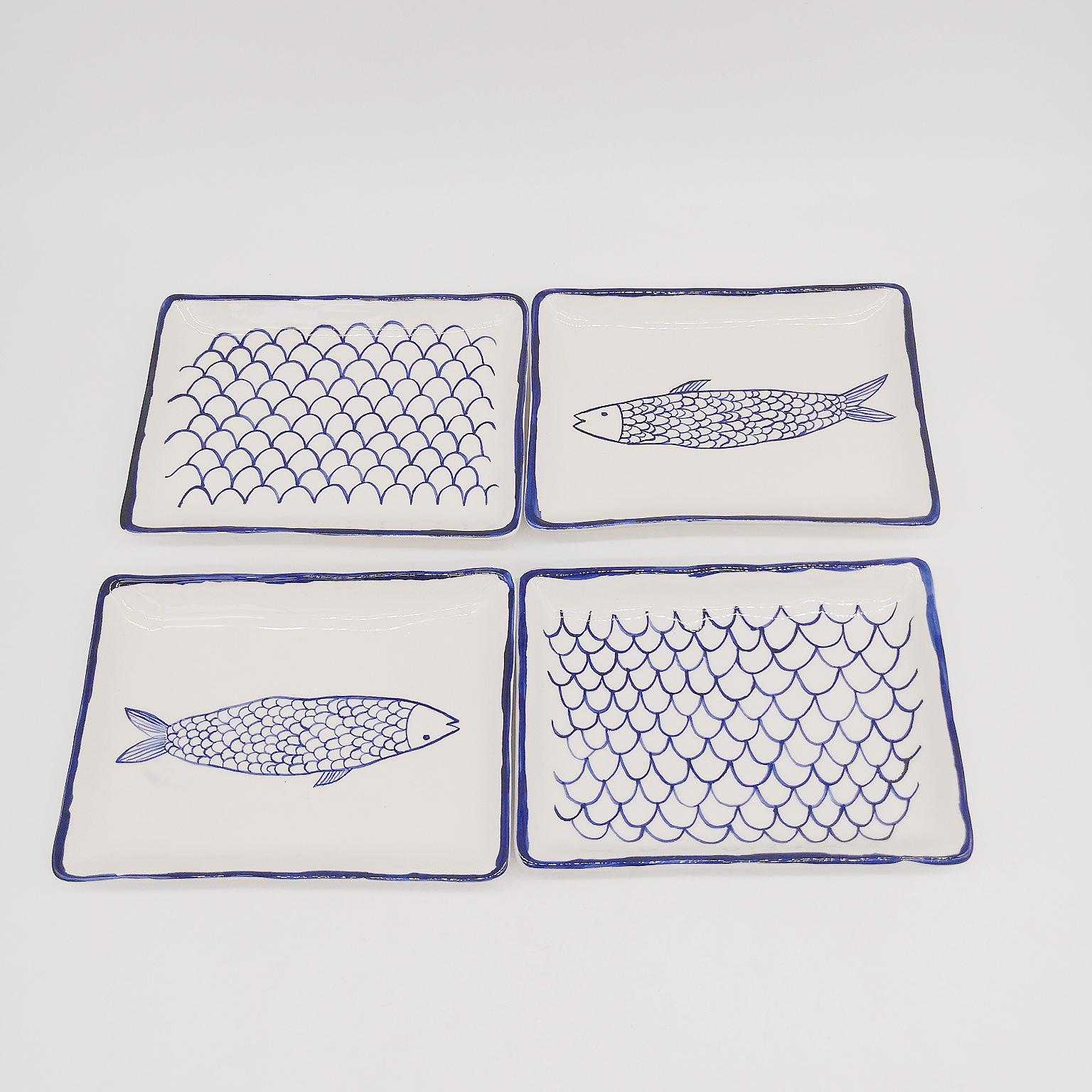 earthenware plate set