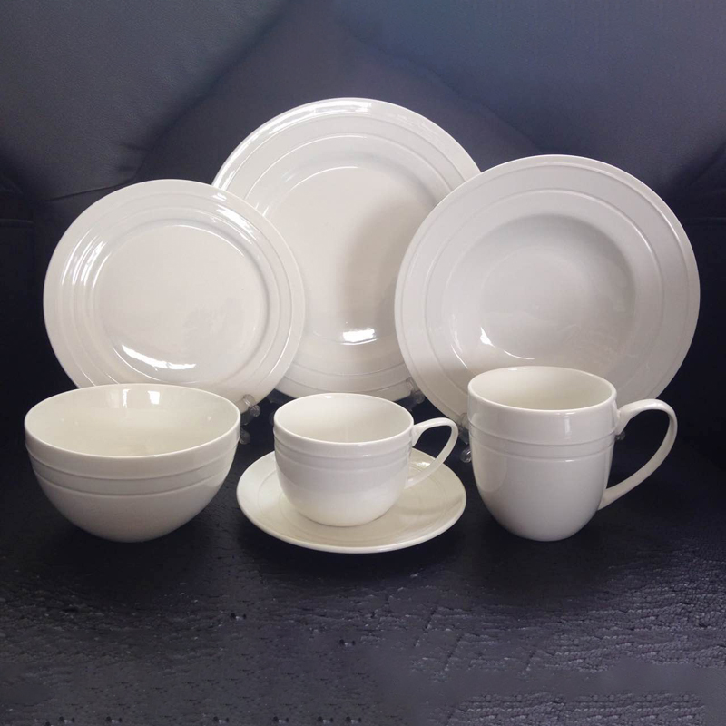 New Bone China White- Dinnerware Set