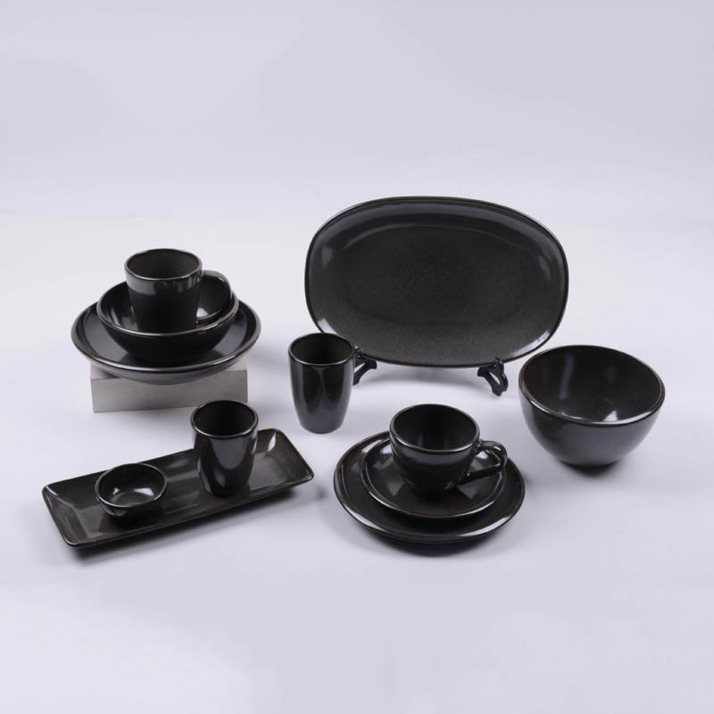 reactive stoneware dinnerware set
