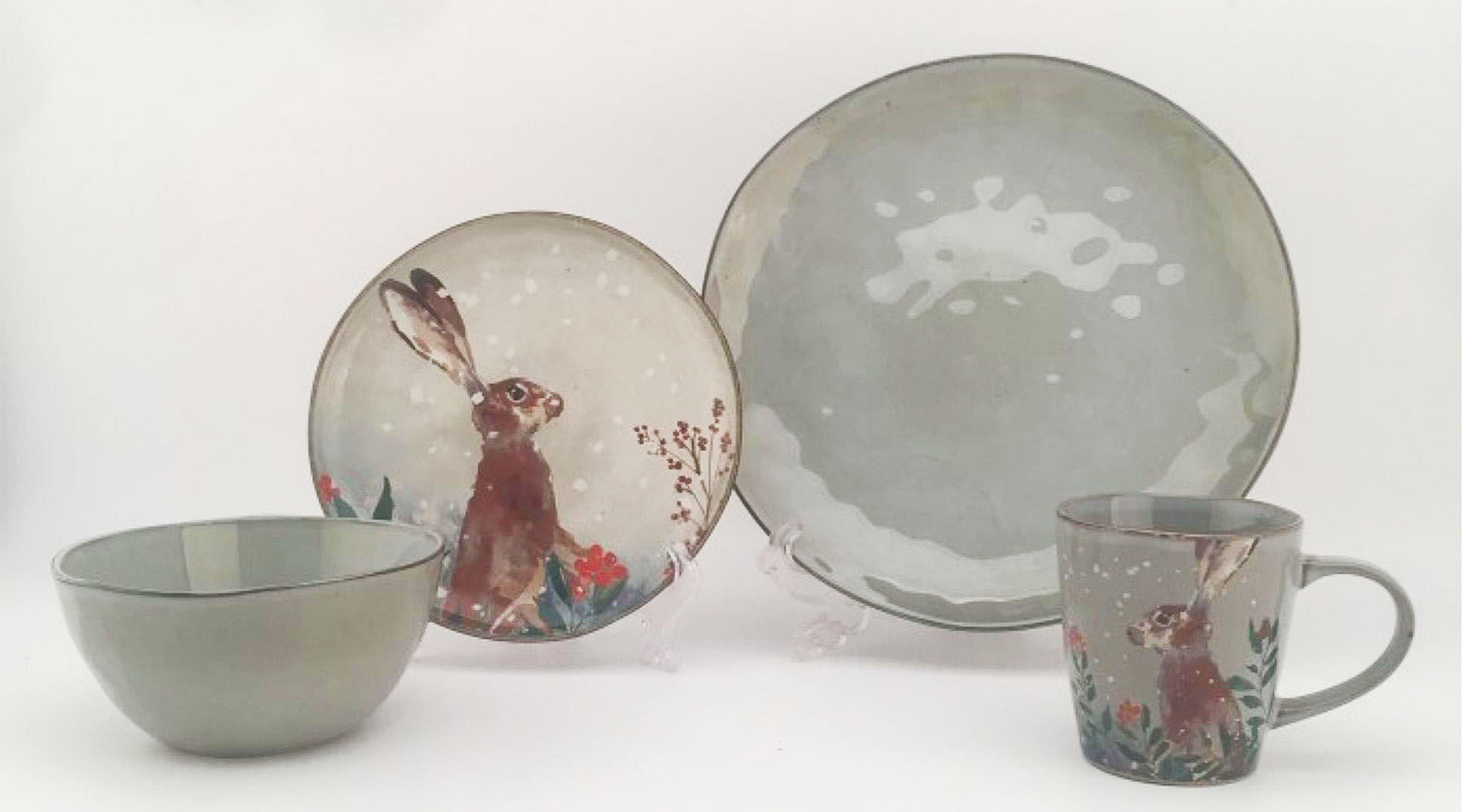 christmas cardinal dinnerware costco stoneware bowls