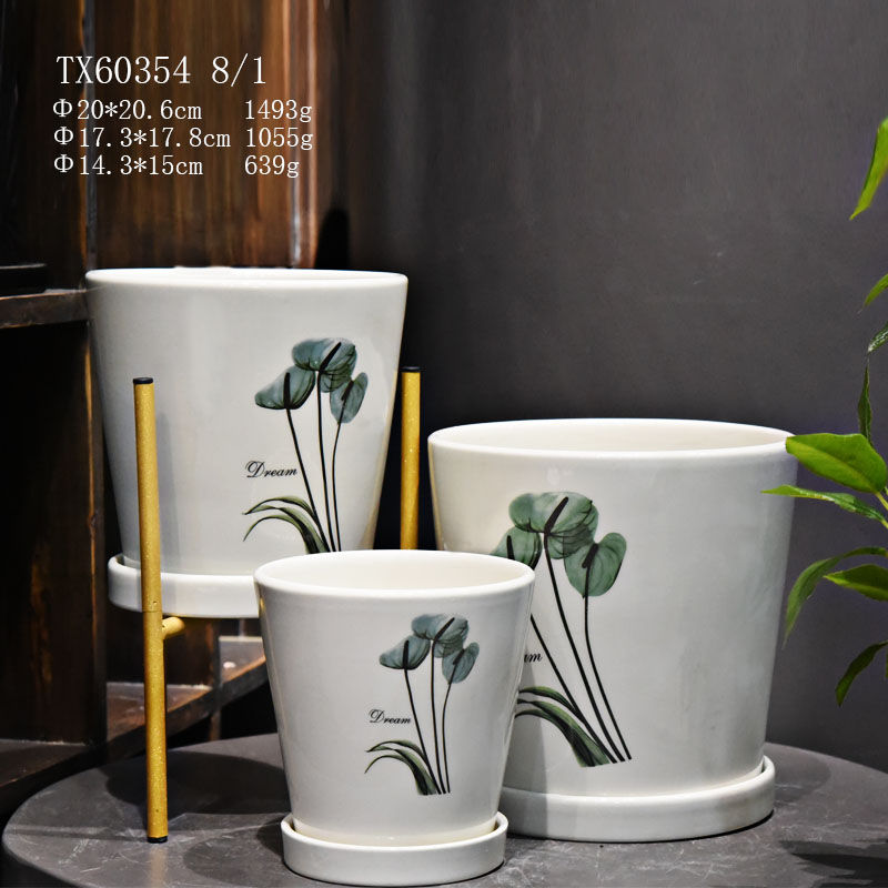 Ceramic Vases Flower Vase with Unique Design-50