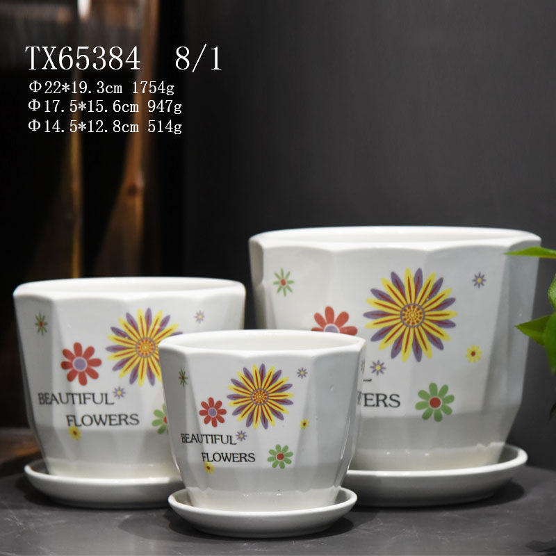 Ceramic Vases Flower Vase with Unique Design-49