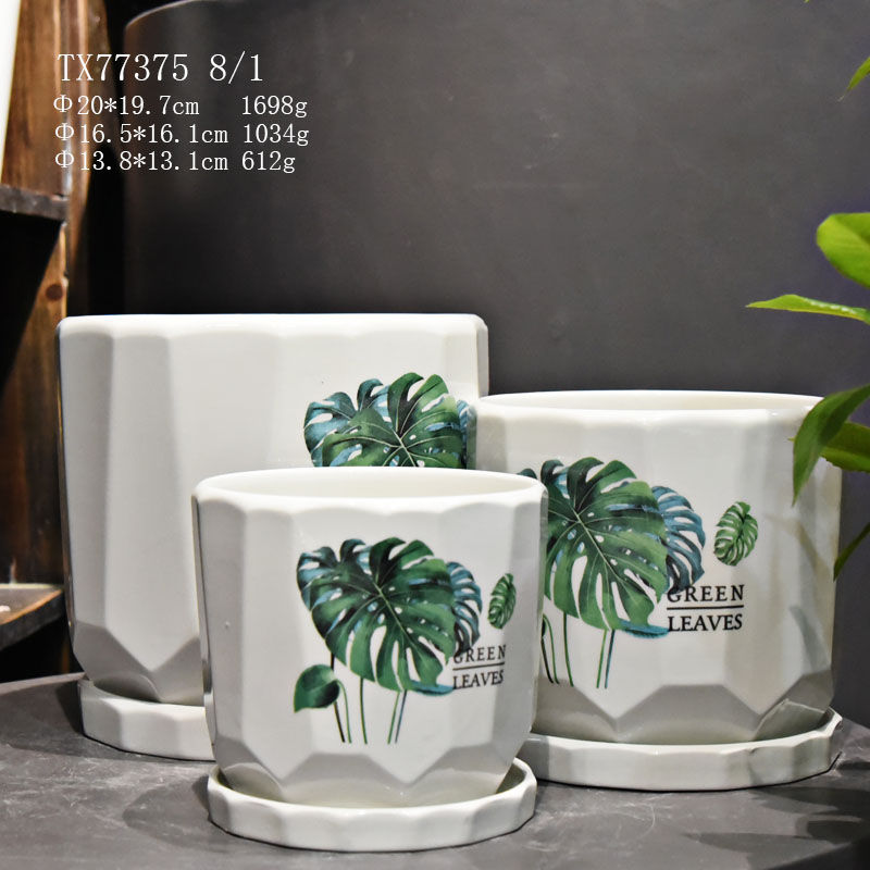 Ceramic Vases Flower Vase with Unique Design-38
