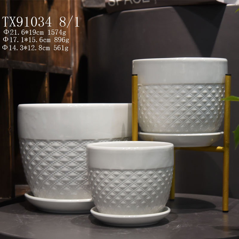 Ceramic Vases Flower Vase with Unique Design-7