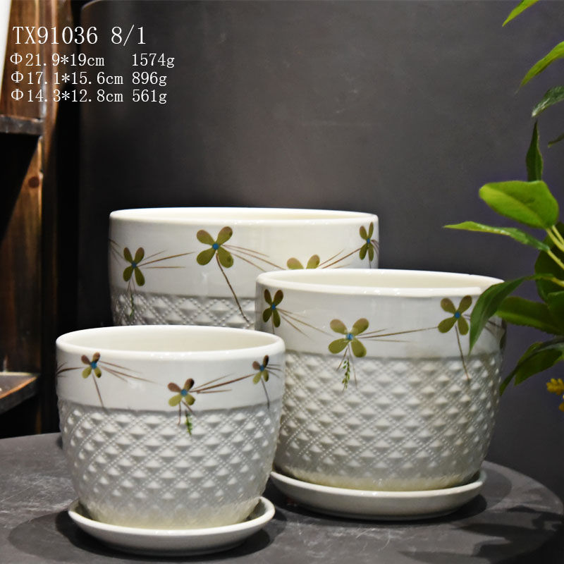Ceramic Vases Flower Vase with Unique Design-6