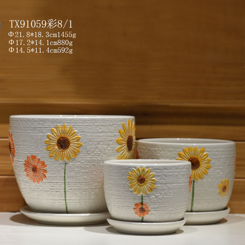 Ceramic Vases Flower Vase with Unique Design-4