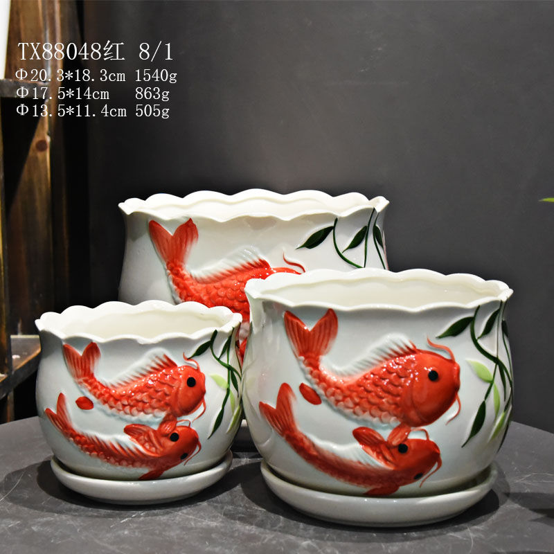 Ceramic Vases Flower Vase with Unique Design-10