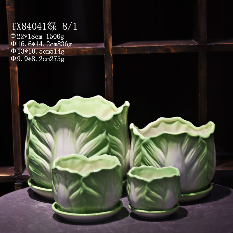 Ceramic Vases Flower Vase with Unique Design-18