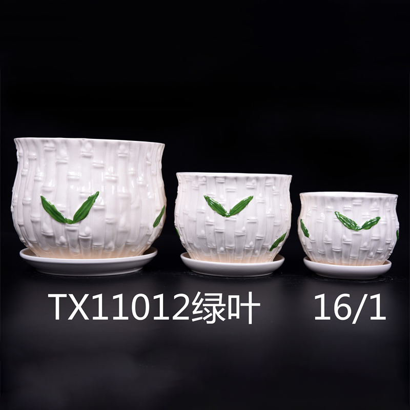 Ceramic Planter Large Round Succulent Planter Flower Pot-91