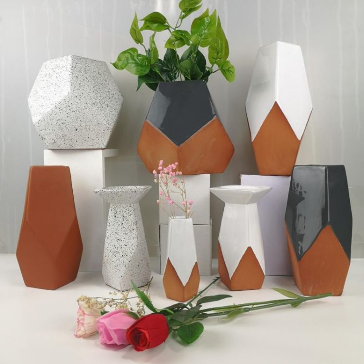 Modern Stoneware flower vase