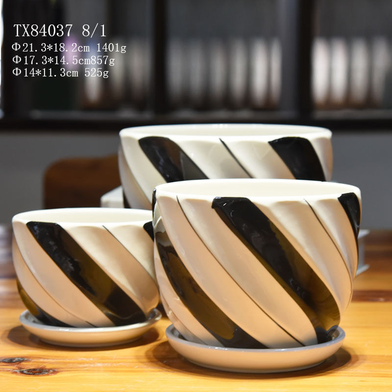 Ceramic Vases Flower Vase with Unique Design-28
