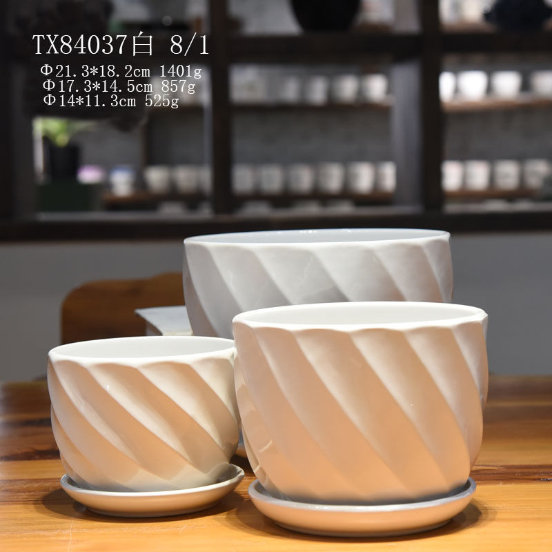 Ceramic Vases Flower Vase with Unique Design-29