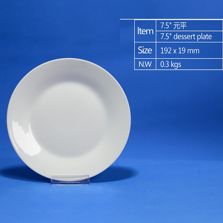white chinese porcelain dinner plates