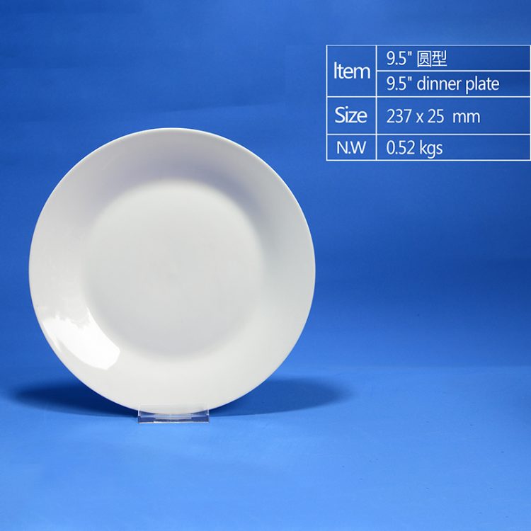 standard dinner plates size 24cm