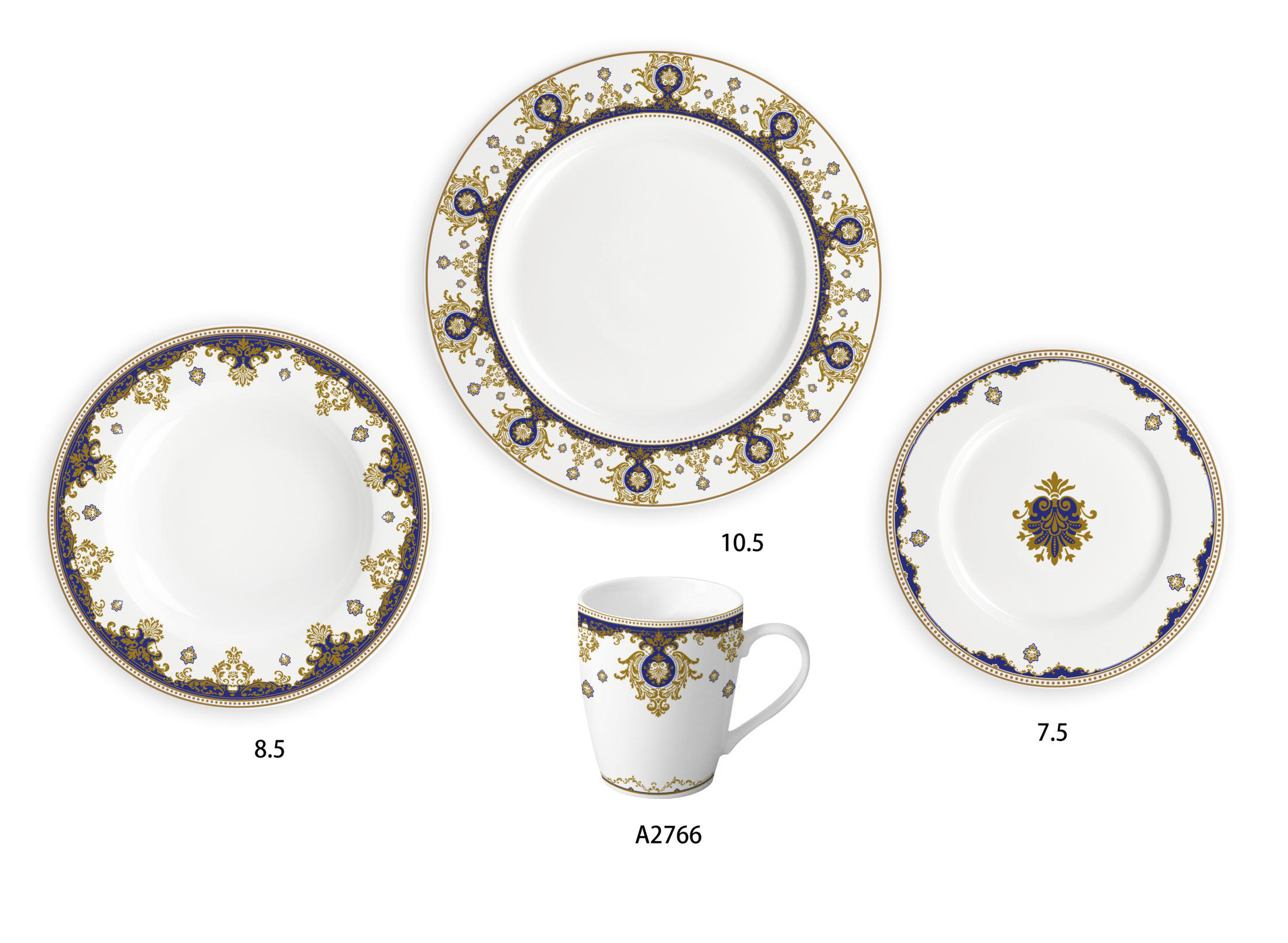 Ceramic Multicolor Fine Porcelain Kitchen Spanish Floral Design New Bone China-38