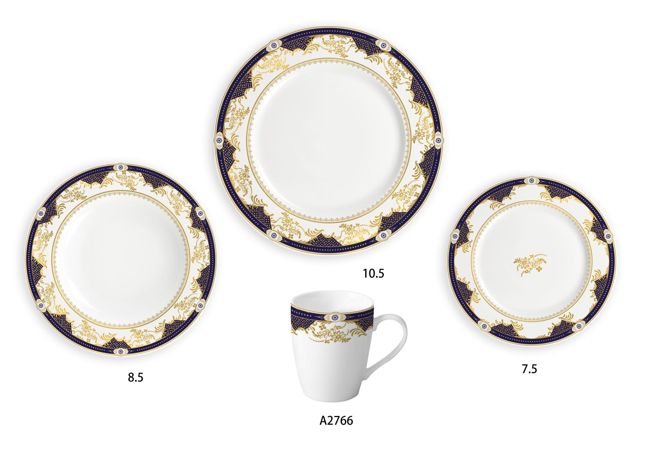 Ceramic Multicolor Fine Porcelain Kitchen Spanish Floral Design New Bone China