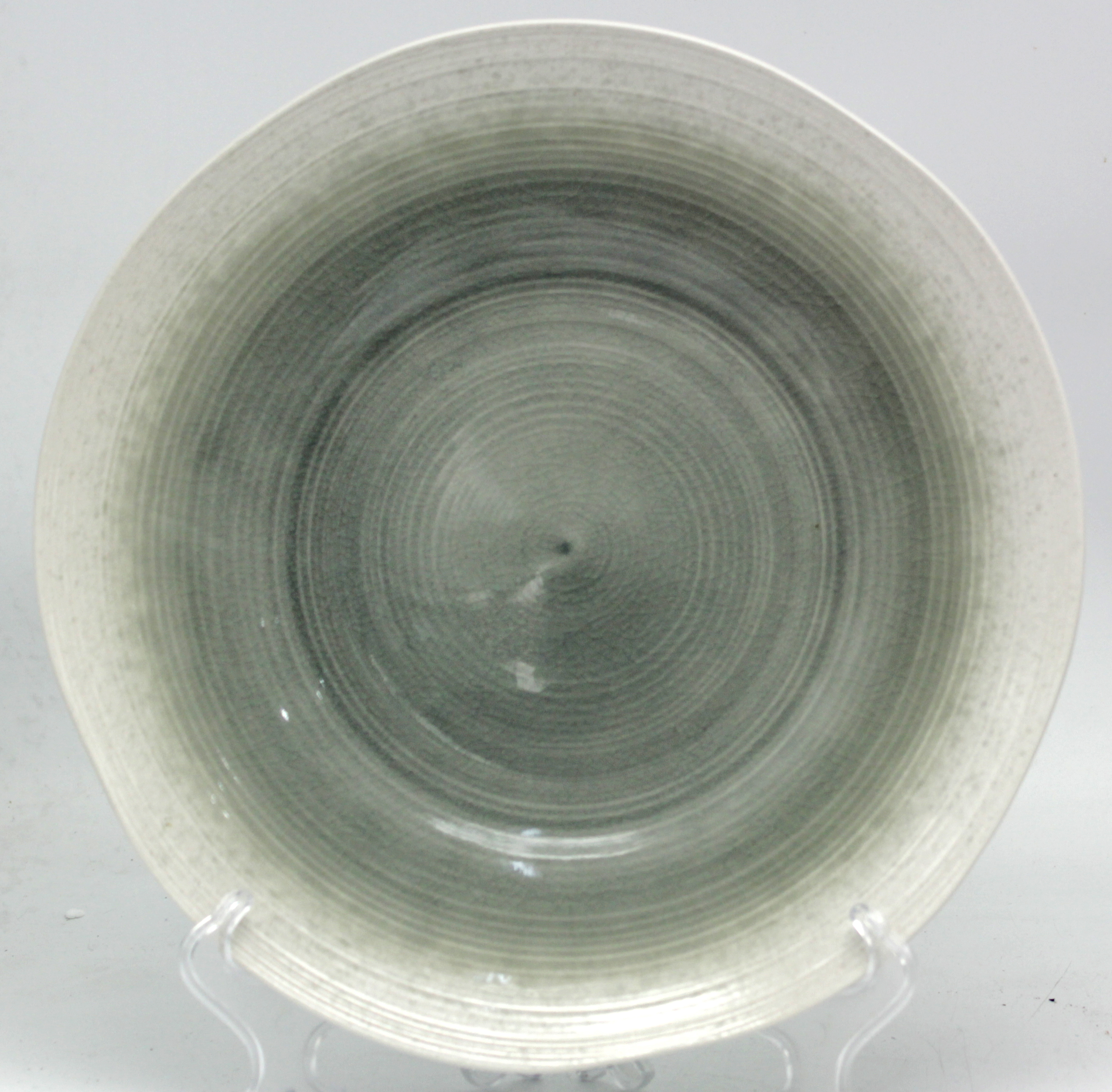 reactive dinner plate stoneware