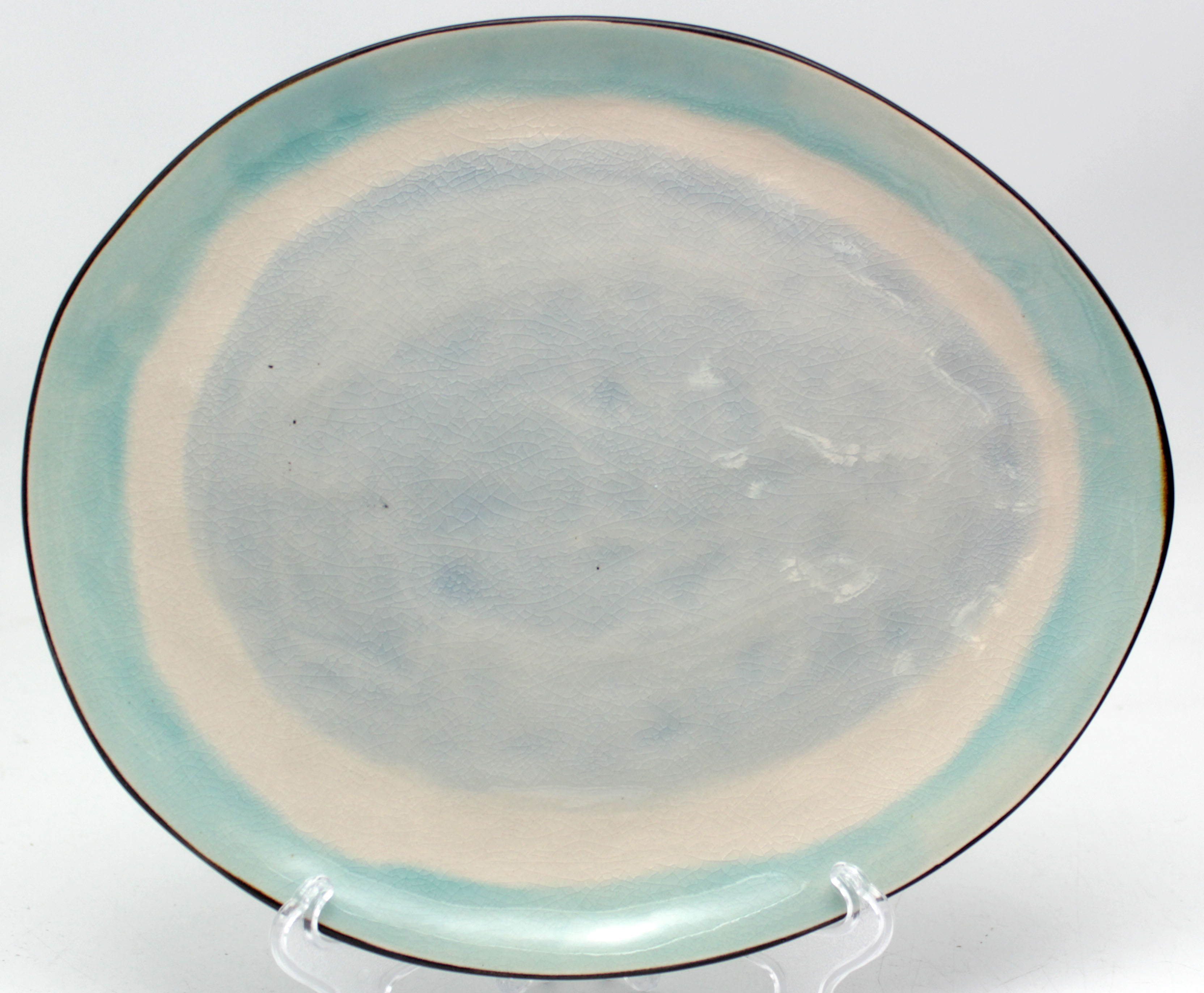 reactive dinner plate glaze