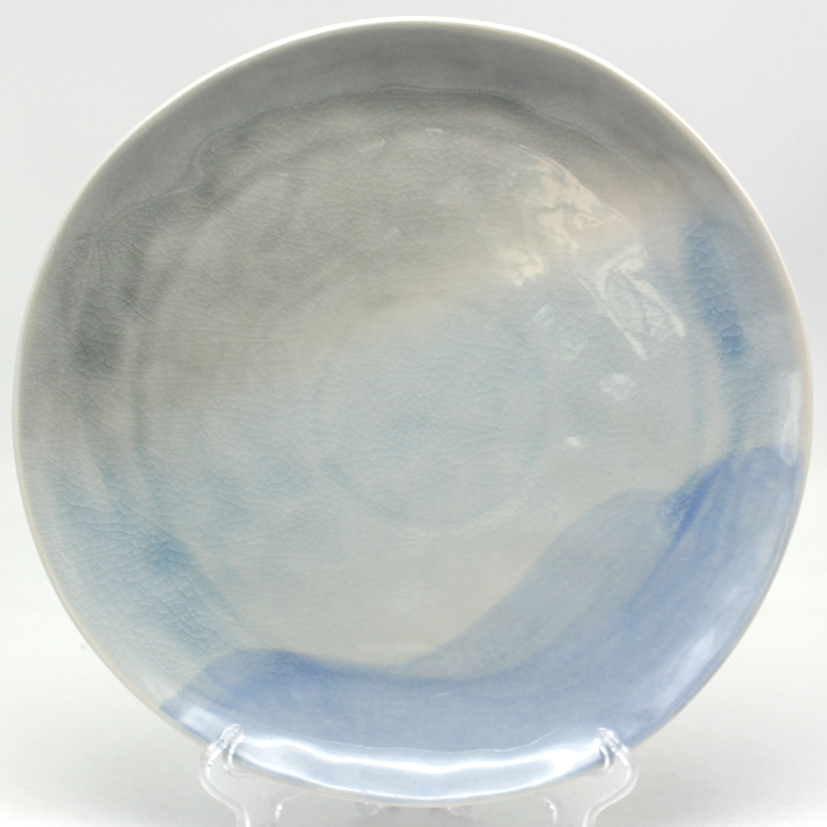 reactive glaze dinner plate