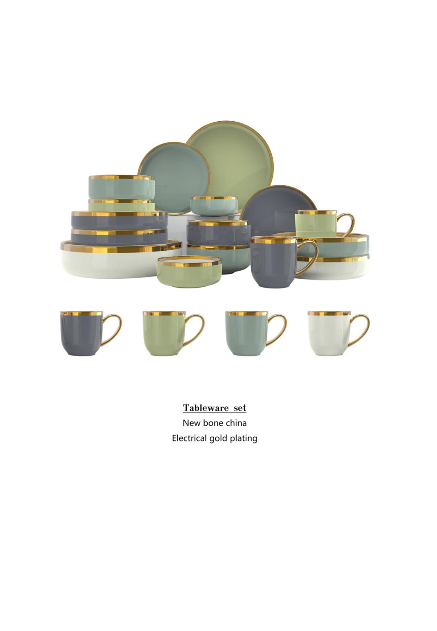 OEM stoneware dinnerware sets for 8